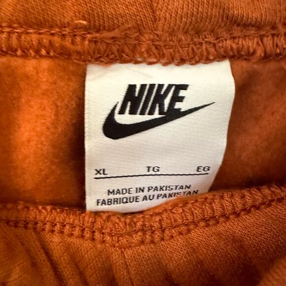 NEW Nike Women's Loose Fit Mid Rise Sweatpants sz XL Dark Orange - Picture 8 of 10